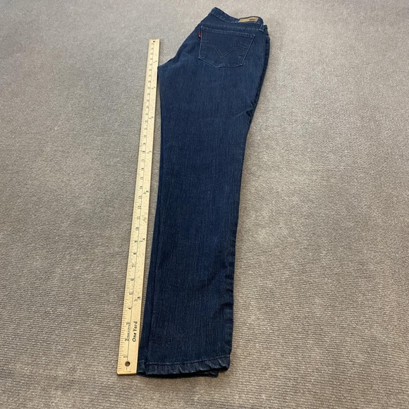 Levi's Legging Jeans Womens 29x30 Hemmed Dark Wash Stretch Skinny Denim Blue - Picture 10 of 13